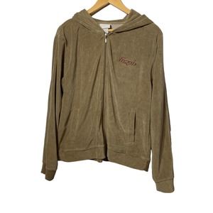 Temple university velour  hoodie sz L